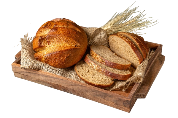 Basket of croissants